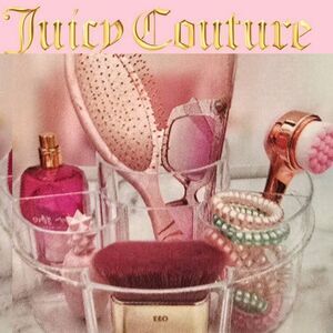 Juicy Couture Acrylic 6-Section Cosmetic Organizer